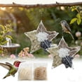 thumbnail image 4 of WUSUOWEI 1PC Star Shape Hanging Planter,Birdhouse Storage Rack,Wire Wreath Wall Holder,Durable and Handy Installation,Greenery to Any Space,Nest Box for Indoor Garden Courtyard Home Decoration, 4 of 8