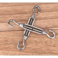 thumbnail image 5 of 10 Pcs M4 Turnbuckles Alele Acier Inoxydable 304 Réglable Turnbuckle (Hook & Hook), 5 of 5