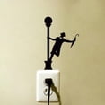 thumbnail image 2 of Men Umbrella Wall Sticker Street Lamp PVC Wall Removable Switch Sticker PVC Home Decoration Decals, 2 of 4