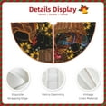 thumbnail image 3 of Sikiie Embroidery Chicken Rooster Nativity Christmas Tree Skirt, Jesus Christian Winter Holiday Tree Mat Decoration(30-48IN)48", 3 of 6