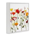 thumbnail image 3 of Stupell Industries Modern Poppies Abstraction Floral Painting White Framed Art Print Wall Art, 17 x 17, 3 of 8