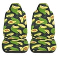 thumbnail image 2 of Fotbe Fresh Avocado Pattern Automotive Seat Covers for Cars Trucks and SUVs – Car Seat Covers for Front Seats,Protective Seat Covers,Vehicle Seat Covers, Set of 2, 2 of 9
