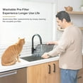 thumbnail image 6 of Levoit Vital 200S-P 1876 Sq Ft 3-Stage Filtration Air Purifier for Home, Pet Mode for Pet Hair & Dander Control, Sleep Mode, White Gray, 6 of 11