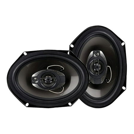 Pair AUDIODRIFT 6x8" 350W 3 Way Car Audio Coaxial Speakers