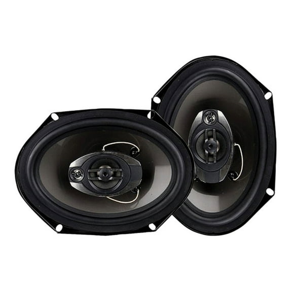 Pair AUDIODRIFT 6x8" 350W 3 Way Car Audio Coaxial Speakers