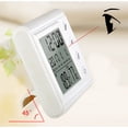 thumbnail image 5 of FRCOLOR Digital Hygrometer Thermometer Temperature Humidity Monitor High Precision Meter (White), 5 of 8