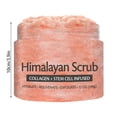 thumbnail image 2 of Exfoliante infundido con colágeno y células madre, exfoliante natural para el cuerpo y la cara, soufflé para las arrugas, exfoliante limpiador, 12 Oz/340g, 2 of 4