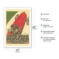 thumbnail image 2 of Coppa Della Perugina - Italian Motor Race - Perugia Italy/ FAKE COPY! - Vintage Car Racing Poster by Federico Seneca c.1924 - Fine Art Matte Paper Print (Unframed) 30x44in, 2 of 4