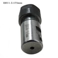 thumbnail image 1 of 1 Pce Tige d'Extension d'Arbre de Moteur de collet ER11 Outils de Coupe, 1 of 8