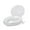White2in with Lid, variant on Gecheer Raised Toilet Seat with Lid 300 Lbs Heavy Duty Elevated Toilet Seat with Tightening Clamps Raised Toilet Seats for Most Elongated Toilets (White, 2 Inches)