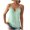 Mint Green, variant on Scyoekwg Work Tank Tops for Women Office Sleeveless Trendy Womens Western Clothing Ladies Blouses Dressy Casual Basic Tank Tops Tops Womens Summer Fashion Loose