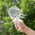 thumbnail image 2 of 1 Pcs Mini Fan 500Mah Rechargeable Personal Fan Summer Creative Usb Charging Portable Silent Keychain Mini Fan Handheld For Travel Walking Hiking, 2 of 6