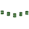 thumbnail image 2 of 100 unids/bolsa nuevos accesorios de herramientas de decoración de puños anillos de cuentas trenzadas de cabello coloridos (verde), 2 of 3