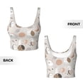 thumbnail image 4 of Yiaed Rabbit In Space Print Ladies Waistcoat Women Sports Vest Vest Sports Women Sports Top Yoga Vest for women-Large, 4 of 8