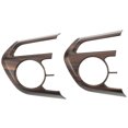 thumbnail image 1 of HEALEEP 2 Pcs Steering Wheel Frame Trim ABS Black Trim Design for Car Owners, 1 of 8