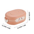 thumbnail image 2 of Bento Lunch Box under $5! Xqxayjr Cute Lunch Box for Teens,Portable Bento Box,3 Compartment Food Container,Leak Proof Lunch Box,Microwave Safe Food Container,Light Food Storage,High Temperature, 2 of 2