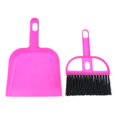 thumbnail image 2 of Rongfmy 4xMini Desktop Sweep Brush Small Broom Dustpan Set Cleaning Tools Rose Red 4 Pcs, 2 of 9