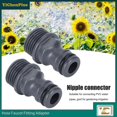 thumbnail image 2 of 2pcs G1/2 Male Thread Quick Connector Nipple Garden Hose Faucet Nipple Adapter Irrigation Tool, 2 of 5