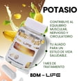 thumbnail image 3 of DUO PACK CÁPSULAS DE POTASIO CON 30 C/U BDM-LAB 2 frascos con 30 caps, 3 of 9