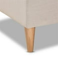 thumbnail image 5 of Bowery Hill Beige Upholstered Oak Finished Chaise Lounge, 5 of 9