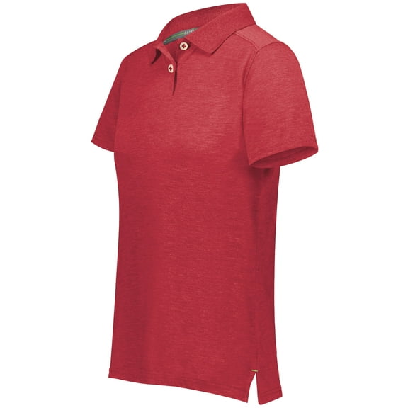 Holloway Sportswear S Womens Repreve® Eco Polo Scarlet Heather 222775