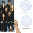 thumbnail image 3 of Friends TV-theme Bathroom Shower Curtain Home Decor,Bath Curtains Durable Waterproof Bath Curtain , Adluts Girls Boys Bathroom Decor House Gifts 48x71inch（120cmX180cm）, 3 of 5