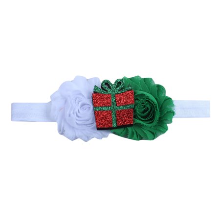 

Dadaria Girls Headbands 6Month-3Years Toddler Girls Christmas Cute Christmas Tree Santa Claus Flower Children Headband Headdress Hair Band Hair Accessories White One Size Boys Girls