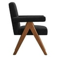 thumbnail image 4 of Modway Lyra Boucle Fabric Dining Room Chair - Set of 2 in Black, 4 of 10