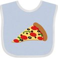 thumbnail image 3 of Inktastic Pizza Slice Boys or Girls Baby Bib, 3 of 4