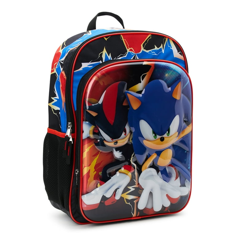 Sonic The Hedgehog Kids Knuckles 17 Laptop Backpack Walmart