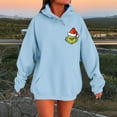 thumbnail image 4 of Sudadera con capucha MIARHB para mujer, talla grande, sudaderas de gran tamaño, sudaderas informales de manga larga, sudaderas con capucha con estampado navideño, sudaderas con capucha, XL, 4 of 7
