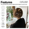 thumbnail image 5 of French Concord Flat Hair Clips - 6PCS Curved Hair Claw No Slip Hair Clips Strong Hold Clip Hair Claw for Women, 5 of 12