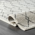 thumbnail image 4 of nuLOOM Mila Moroccan Diamond Area Rug, 9' x 12', Off White, 4 of 9
