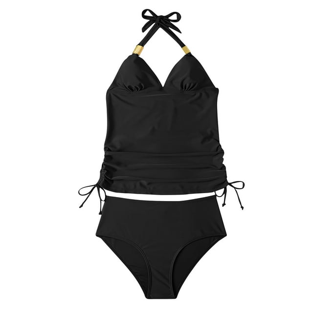 Traje de baño Tankini de dos piezas para mujer Ropa de playa Traje de baño Push-up Monokini Bikini Fridja nalpqowj54334