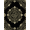 Black Gold, Pattern 1, variant on ODIKA 8'x10' Washable Area Rug Non-Shedding, Easy Care, Snake Covering Coiled Motif Symmetrical Border Ornamental Forest for King Size Bedroom Under Bed, Master Suite