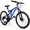 Blue, variant on POVANLI 26 Inch Mountain Bike  Dual Full Suspension, Aluminium Frame for Men Women, Go to Work with 21-Speed Disc Trail Commuter City Beach,  Ages 15+, Gift(Red)