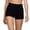 Black, variant on Glitter Tummy Control Yoga Workout Shorts, Ribbed High Waist Butt Lifting Biker Shorts S-L