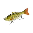 thumbnail image 2 of Sonducket Secciones múltiples 2 ganchos de garras triples cebo en forma de pez artificial anzuelo giratorio de pesca realista Pescar tres Sonducket  HW4707-03, 2 of 6