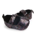 thumbnail image 2 of SDJMa Toddler Girl Soft Sole Crib Shoes Sequins Baby Shoes BK/11, 2 of 4