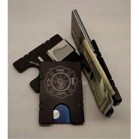Helm Fire Department RFID Protected Aluminum Wallet & Credit Card Holder, (Best Department Store Cards For Bad Credit)