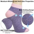 thumbnail image 3 of NevEND Women's Breathable Cotton Low Cut Quarter Athletic Sock, Assorted (12 Pack), 3 of 6
