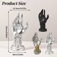 thumbnail image 3 of Cyberpunk Silverhand Mechanical Hand Stand, Gaming Controller & Headset Holder for Xbox PS5 Switch, Resin Art Desk Decor for PC Gaming Setup, Modern Home and Gaming Room Decor, 25x12cm, 3 of 5