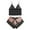 Pink, variant on Soft Pajamas for Women Set Valentine's Day Two-piece Satin Nightwear Lace V Neck Bras with Shorts Cozy Loungewear Ladies Solid Casual Sleepwear Sleepsuits Beige M