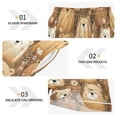 thumbnail image 3 of Women's Silk Pajama Shorts Cartoon Style Bears Pajama Shorts Women's Casual Pajama Shorts with Pockets, 3 of 6