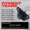 thumbnail image 3 of Master Tailgaters Replacement for Lexus ES 300h/350 (2013-2015) Backup Camera OE Part # 86790-33090, 3 of 7
