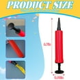 thumbnail image 2 of BESTSKY Manual Balloon Pumps – Compact and Lightweight Balloon Inflator, Easy to Store, Perfect for Family Gatherings and Parties, 0.98x0.98x6.69 In, Red, 2 of 7