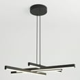 thumbnail image 5 of Artika Grid Modern LED Pendant Light Fixture, Black, 5 of 5