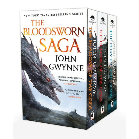 The Bloodsworn Saga Boxed Set: The Shadow of the Gods, the Hunger of the Gods, the Fury of the Gods, (Paperback)
