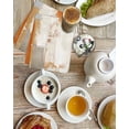 thumbnail image 4 of Burnt Orange Kitchen Dish Towels for Drying Dishes Set of 3, Modern Geometric Grey Oil Painting Abstract Waffle Weave Microfiber Hand Tea Bathroom Towels Quick Dry & Absorbent Towel 15.7x23.6, 4 of 7