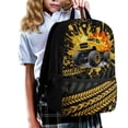 thumbnail image 3 of Uourmeti Monster Truck Spacious Interior School Bag for Shopping Outdoor, Practical Smooth Zippers School Backpack Personalized Student Bookbag, 3 of 6